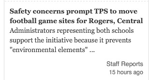 Tulsa World Headline